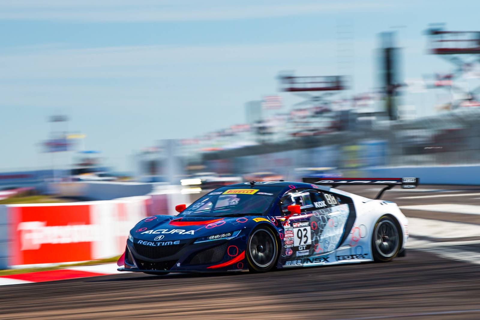 RealTime Acura NSX GT3 Makes Strong Pirelli World Challenge Debut