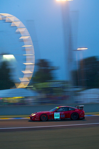 Le Mans 2003 Car 88 and ferris wheel
